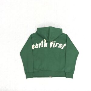 Earth First Green Hoodie