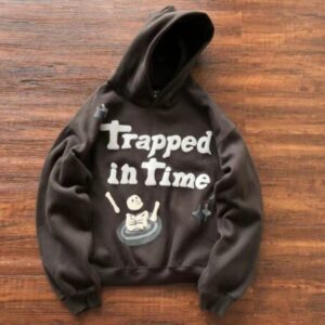 Trapped In Time Black Hoodie