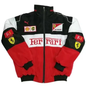 Vintage Ferrari Racing F1 Jacket -Red