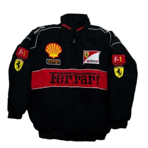 Vintage Ferrari Racing F1 Jacket -Black