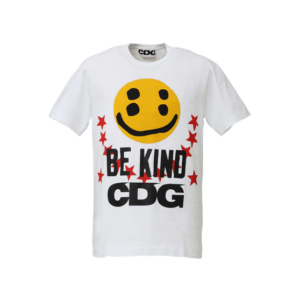 Cactus Plant Flea Market x CDG Smiley Face Be Kind tee