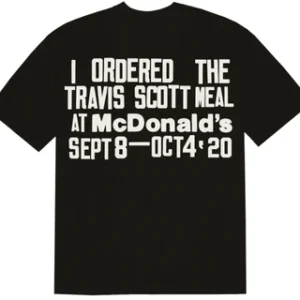 McDonalds Hamburgers Travis Scott T-Shirt